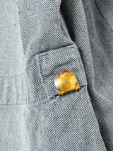 スイス軍 グリーンデニム ワークジャケット