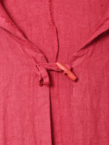 イタリア製 フード付き ドルマンスリーブ リネンジャケット