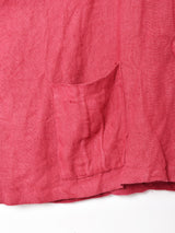 イタリア製 フード付き ドルマンスリーブ リネンジャケット