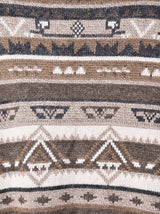 イタリア製 襟付き総柄ニット