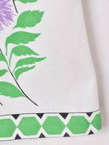 70's花プリント 半袖シャツ