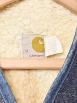 carhartt アメリカ製 内ボア デニムベスト