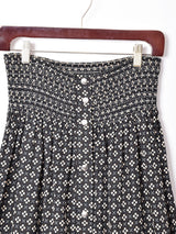 小花柄 スナップボタンスカート