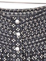 小花柄 スナップボタンスカート