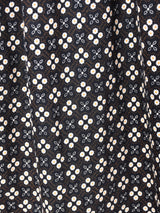 小花柄 スナップボタンスカート