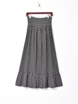 小花柄 スナップボタンスカート