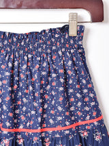 花柄ティアードスカート