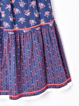 花柄ティアードスカート