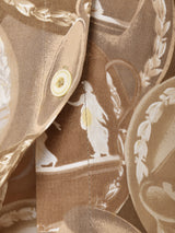 コーヒーカップ柄 長袖シャツ