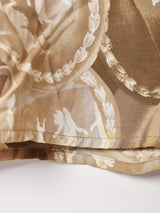 コーヒーカップ柄 長袖シャツ