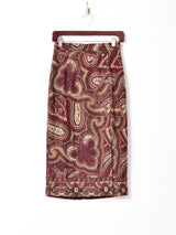 アメリカ製 ペイズリー柄スカート