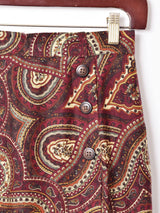 アメリカ製 ペイズリー柄スカート