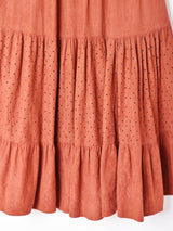 ピーチスキン ティアードスカート