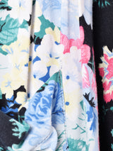 花柄 半袖 オープンカラーシャツ