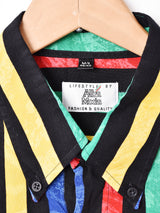 ストライプ 半袖シャツ