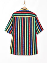 ストライプ 半袖シャツ