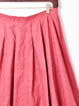 織り柄 フレアスカート