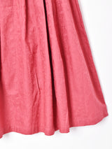 織り柄 フレアスカート