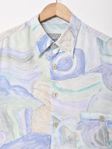 ペールトーン 総柄 半袖シャツ