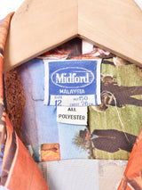 フォトプリント 半袖 オープンカラーシャツ