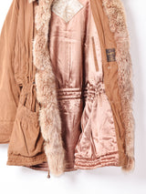 ファーフード 中綿入りジャケット