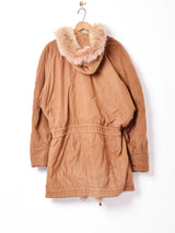 ファーフード 中綿入りジャケット