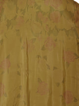 後染め 花柄 半袖シャツ