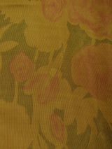 後染め 花柄 半袖シャツ