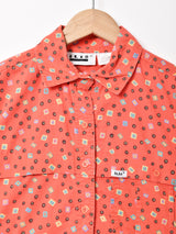 総柄 半袖シャツ