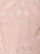 織柄 2ポケット 半袖 オープンカラーシャツ