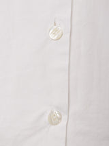 イタリア製 刺繍 長袖 オープンカラーシャツ