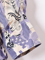 総柄シルクジャケット