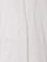 ショールカラー 織柄 長袖ブラウス