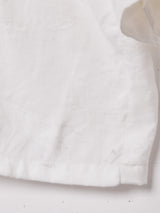 ショールカラー 織柄 長袖ブラウス