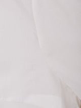 フリル ダブルボタン 長袖ブラウス