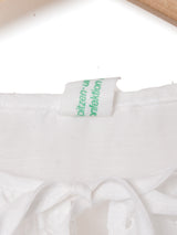 カットワークスリーブ 長袖ブラウス