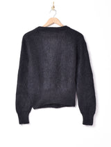 イギリス製 ショート丈 モヘアカーディガン