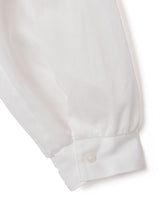 スタンドカラー チュール 長袖ブラウス