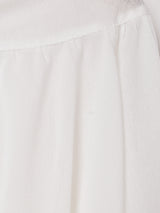 スタンドカラー チュール 長袖ブラウス