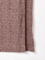 小花柄 リネン スリーブレスワンピース