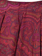 ペイズリー柄 フレアスカート