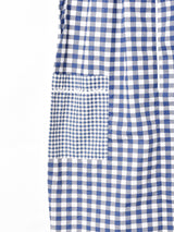 チェック スリーブレスワンピース