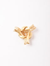 ラインストーン デザインブローチ