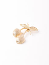 SARAH COV チェリーモチーフ ブローチ