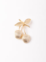 SARAH COV チェリーモチーフ ブローチ