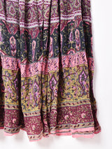 インド綿スカート ピンク系