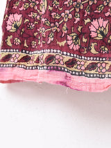 インド綿スカート ピンク系