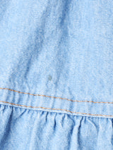 アメリカ製 ティアード デニム ロングスカート