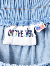 アメリカ製 ティアード デニム ロングスカート