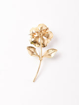 フラワーモチーフ ブローチ